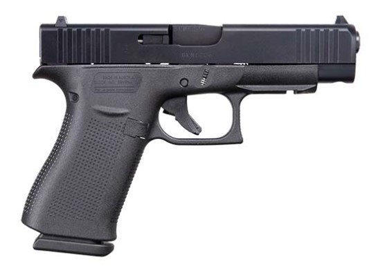 GLOCK 48 FR 9MM FRONT SERRATION BLACK 10RD UA4850201FR - Taurus Savings